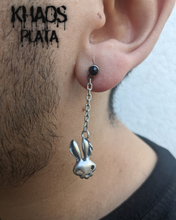 Cargar imagen en el visor de la galería, Aro conejo colgante par