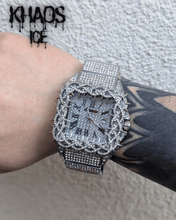 Cargar imagen en el visor de la galería, Reloj cuadrado espinas zirconia cubica