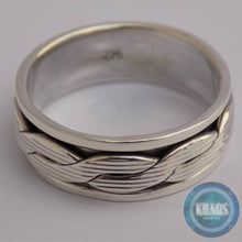 Cargar imagen en el visor de la galería, Anillo cadena giratoria
