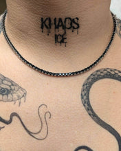 Cargar imagen en el visor de la galería, Tennis zirconia cubica negra 3 MM