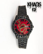 Cargar imagen en el visor de la galería, Reloj snake zirconia cubica negro