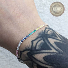 Cargar imagen en el visor de la galería, Pulsera tennis colores 2 mm