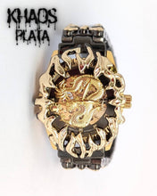 Cargar imagen en el visor de la galería, Reloj garra dragón dorado automático