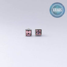 Cargar imagen en el visor de la galería, Cuadrado con Marco Color Rosa Suave Par