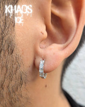 Cargar imagen en el visor de la galería, Aro argollas swarovski 12 mm par