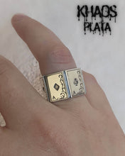 Cargar imagen en el visor de la galería, Anillo 4 ases ajustable