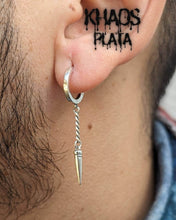 Cargar imagen en el visor de la galería, Aro cadena punta par