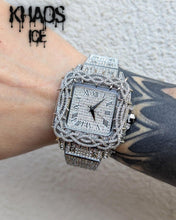 Cargar imagen en el visor de la galería, Reloj cuadrado espinas zirconia cubica