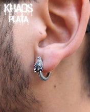 Cargar imagen en el visor de la galería, Aros argolla dragón par