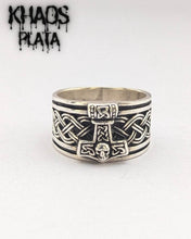 Cargar imagen en el visor de la galería, Anillo mjolnir