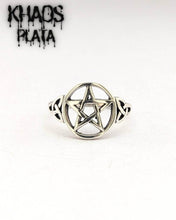 Cargar imagen en el visor de la galería, Anillo estrella y triqueta