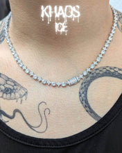 Cargar imagen en el visor de la galería, Cadena zirconia cubica estrellas 6 MM