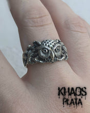 Cargar imagen en el visor de la galería, Anillo búho 1