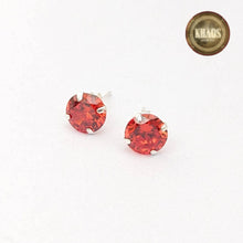 Cargar imagen en el visor de la galería, Redondo 8 mm color granate naranjo