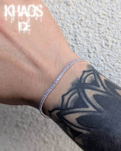 Cargar imagen en el visor de la galería, Pulsera tennis amatista 2 mm