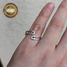 Cargar imagen en el visor de la galería, Anillo alfiler ajustable