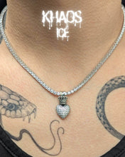 Cargar imagen en el visor de la galería, Colgante corazón zirconia cúbica