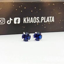 Cargar imagen en el visor de la galería, Redondo 8 mm color zafiro