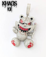 Cargar imagen en el visor de la galería, Colgante oso 1 zirconia cubica