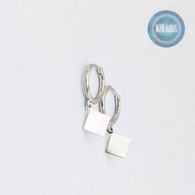 Cargar imagen en el visor de la galería, Aros argolla diamante par