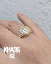 Cargar imagen en el visor de la galería, Anillo clásico moissanita acabado en oro 18k