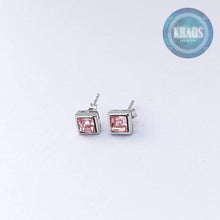 Cargar imagen en el visor de la galería, Cuadrado con Marco Color Rosa Suave Par