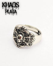 Cargar imagen en el visor de la galería, Anillo calavera ajustable 8