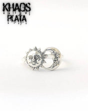 Cargar imagen en el visor de la galería, Anillo sol y luna