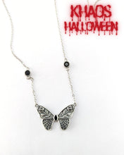 Cargar imagen en el visor de la galería, Collar mariposa con cadena 45-50 cm