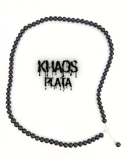 Cargar imagen en el visor de la galería, Collar perlas negras 45 cm