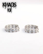 Cargar imagen en el visor de la galería, Aro argollas swarovski 12 mm par