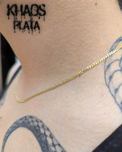 Cargar imagen en el visor de la galería, Cadena grumet en promoción 45 cm acabado en oro 18k