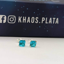 Cargar imagen en el visor de la galería, Cuadrado Pequeño Color Deep Sky Blue