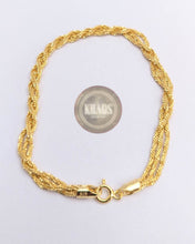 Cargar imagen en el visor de la galería, Trenzada Acabado en Oro 18 k