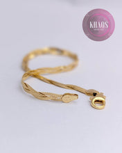 Cargar imagen en el visor de la galería, Trenzada Dos Acabado en Oro 18 k