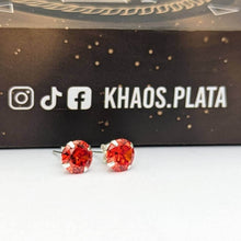 Cargar imagen en el visor de la galería, Redondo 8 mm color granate naranjo