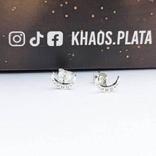 Cargar imagen en el visor de la galería, Luna Zirconia Cubica Par