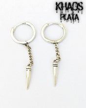 Cargar imagen en el visor de la galería, Aro cadena punta par