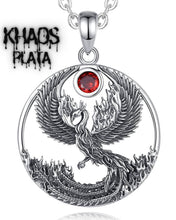 Cargar imagen en el visor de la galería, Colgante ave fénix