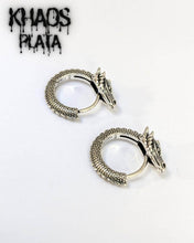 Cargar imagen en el visor de la galería, Aros argolla dragón par