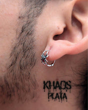 Cargar imagen en el visor de la galería, Aros argolla araña par