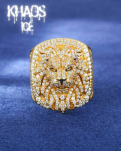 Cargar imagen en el visor de la galería, Anillo león moissanita