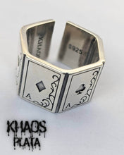 Cargar imagen en el visor de la galería, Anillo 4 ases ajustable