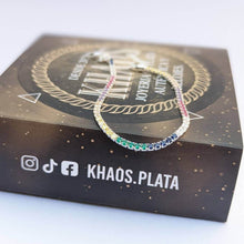 Cargar imagen en el visor de la galería, Pulsera tennis colores 2 mm