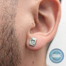 Cargar imagen en el visor de la galería, Aros as corazón par