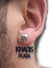 Cargar imagen en el visor de la galería, Aro calavera 1 par