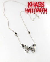 Cargar imagen en el visor de la galería, Collar mariposa con cadena 45-50 cm