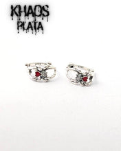 Cargar imagen en el visor de la galería, Aros argolla araña par