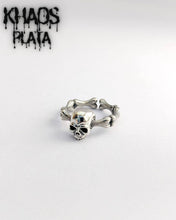 Cargar imagen en el visor de la galería, Anillo calavera ajustable 7