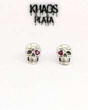 Cargar imagen en el visor de la galería, Aros calavera 4 par